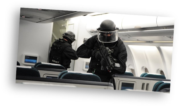 swat on aircraft
